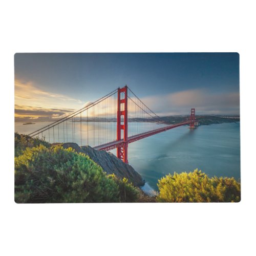 Monuments  Golden Gate San Francisco Placemat
