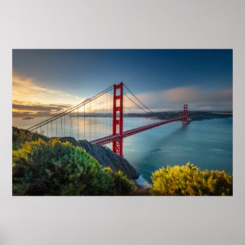 Monuments  Golden Gate San Francisco Poster