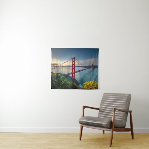 Monuments  Golden Gate San Francisco Tapestry