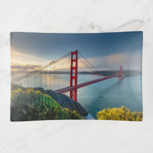 Monuments   Golden Gate San Francisco Trinket Tray