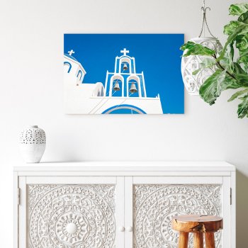 Monuments | Greek Blue Dome Church Canvas Print by intothewild at Zazzle