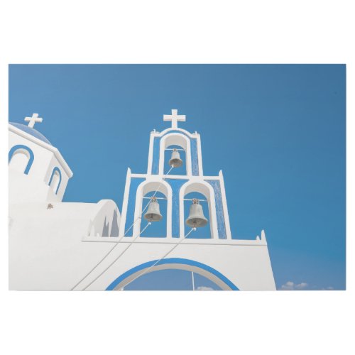 Monuments  Greek Blue Dome Church Gallery Wrap