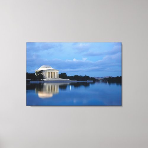 Monuments  Jefferson Memorial Canvas Print