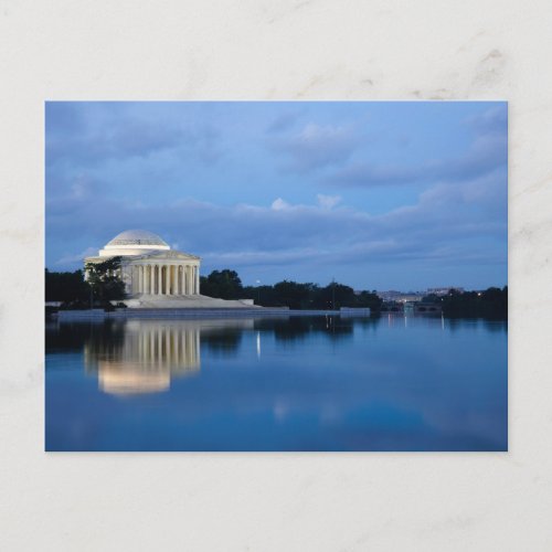 Monuments  Jefferson Memorial Postcard