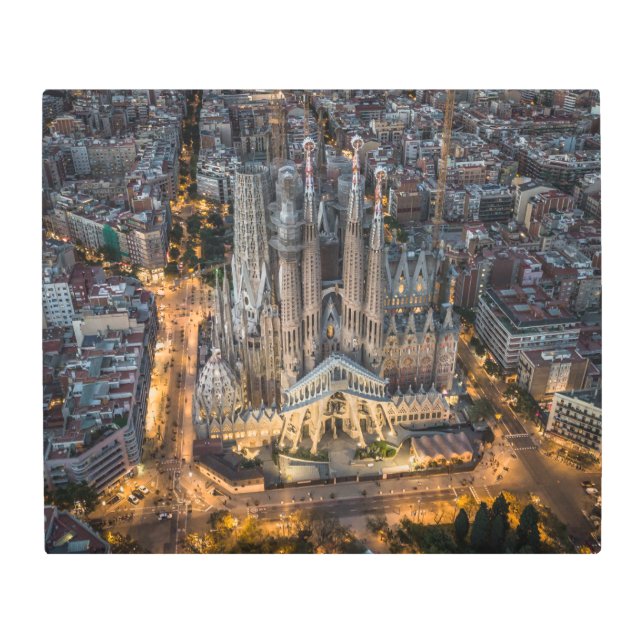 Monuments | La Sagrada Familia Metal Print (Front)