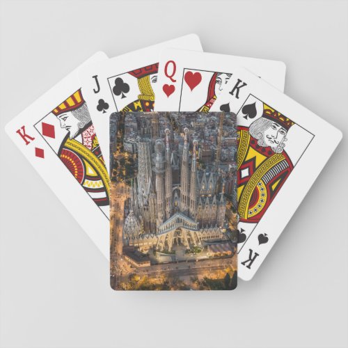 Monuments  La Sagrada Familia Playing Cards