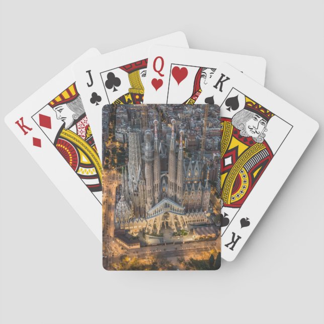 Monuments | La Sagrada Familia Poker Cards (Back)