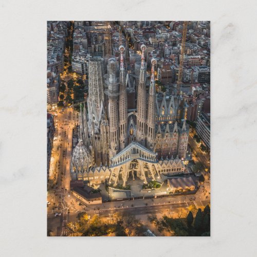 Monuments  La Sagrada Familia Postcard