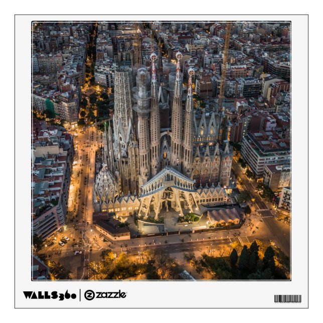 Monuments | La Sagrada Familia Wall Decal (Front)