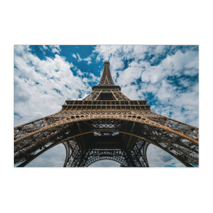 Monuments Looking Up at the Eiffel Tower Acrylic Print