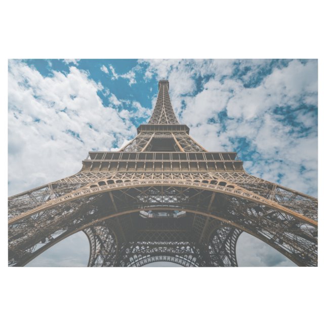 Monuments | Looking Up at the Eiffel Tower Gallery Wrap (Front)