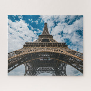 Monuments   Looking Up at the Eiffel Tower Jigsaw Puzzle