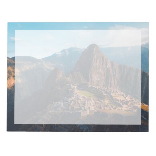 Monuments  Machu Picchu Peru Notepad