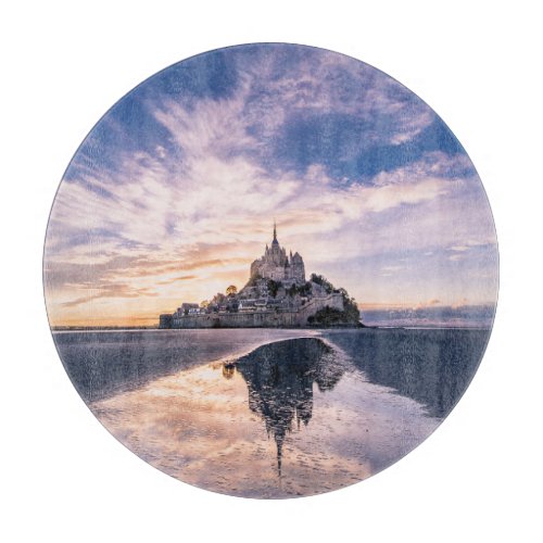 Monuments  Mont Saint_Michel Normandy France Cutting Board