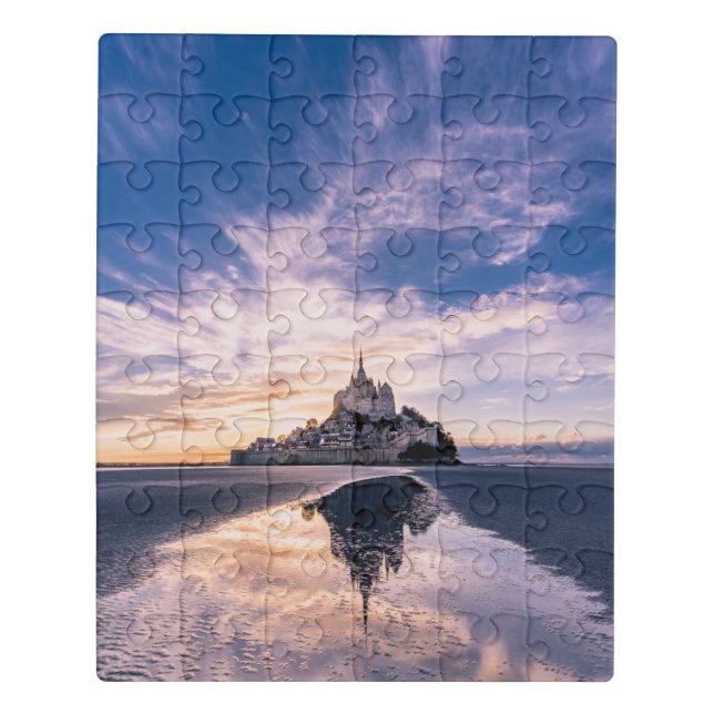 Monuments | Mont Saint-Michel, Normandy France Jigsaw Puzzle (Puzzle Vertical)