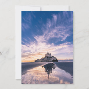 Monuments Mont Saint-Michel, Normandy France Thank You Card