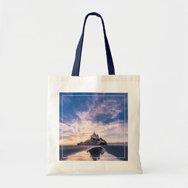 Monuments | Mont Saint-Michel, Normandy France Tote Bag (Front)