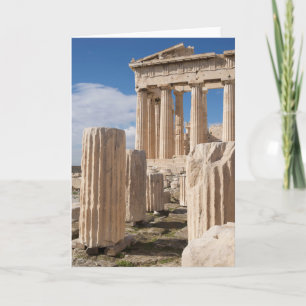 Monuments   Parthenon Acropolis Athens Greece Card