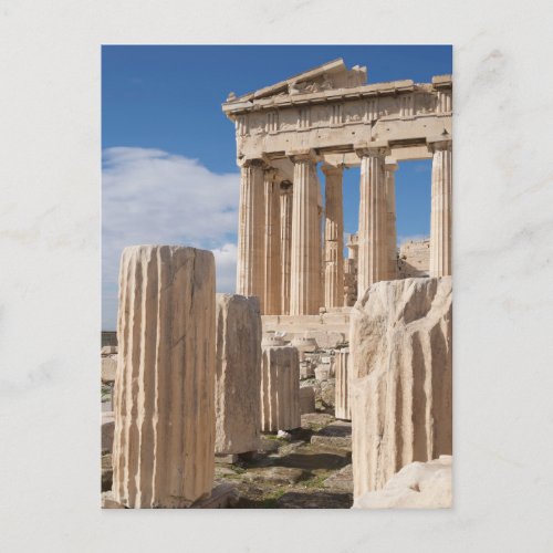 Monuments  Parthenon Acropolis Athens Greece Postcard
