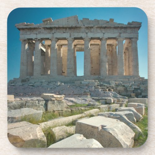 Monuments  Parthenon Athens Greece Beverage Coaster