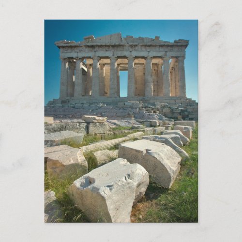 Monuments  Parthenon Athens Greece Postcard