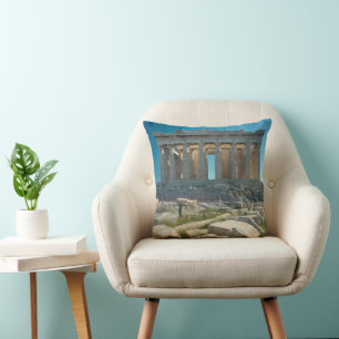 Monuments   Parthenon Athens, Greece Throw Pillow