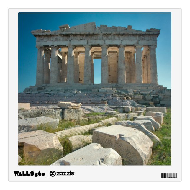 Monuments | Parthenon Athens, Greece Wall Decal (Front)