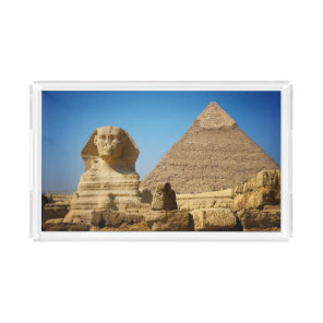 Monuments | Sphinx & Pyramid of Egypt Acrylic Tray