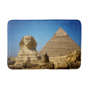 Monuments | Sphinx & Pyramid of Egypt Bath Mat