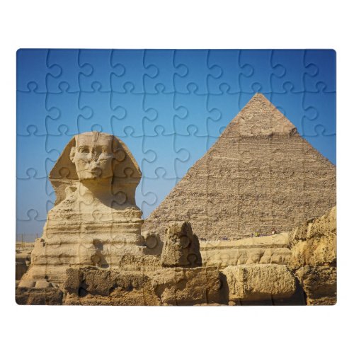 Monuments  Sphinx  Pyramid of Egypt Jigsaw Puzzle