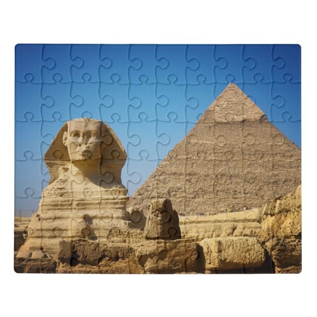 Monuments | Sphinx & Pyramid of Egypt Jigsaw Puzzle (Puzzle Horizontal)