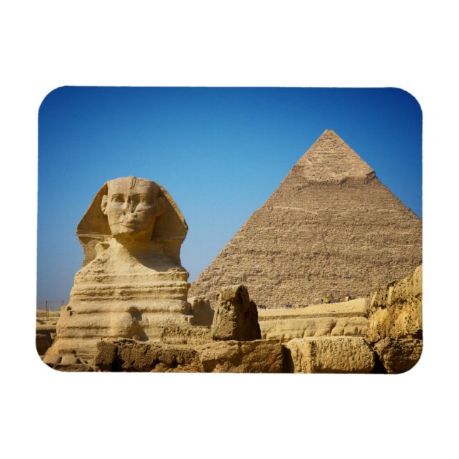 Monuments | Sphinx & Pyramid of Egypt Magnet (Horizontal)