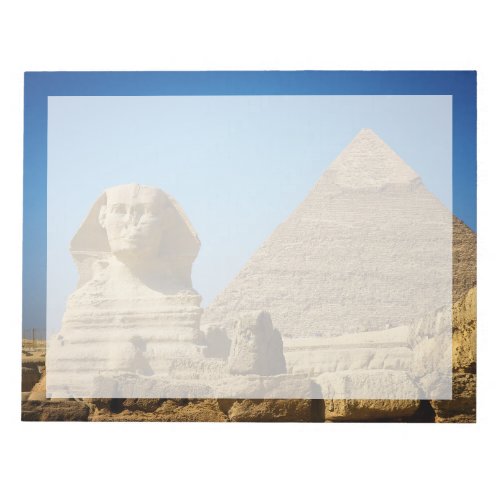 Monuments  Sphinx  Pyramid of Egypt Notepad