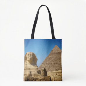 Monuments | Sphinx & Pyramid of Egypt Tote Bag