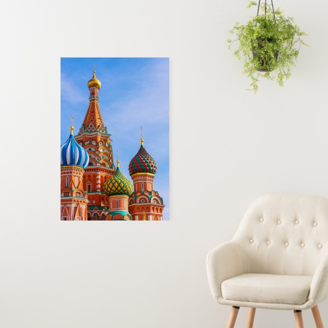 Monuments | St. Basil's Cathedral, Moscow Foam Board (In Situ (Wall))