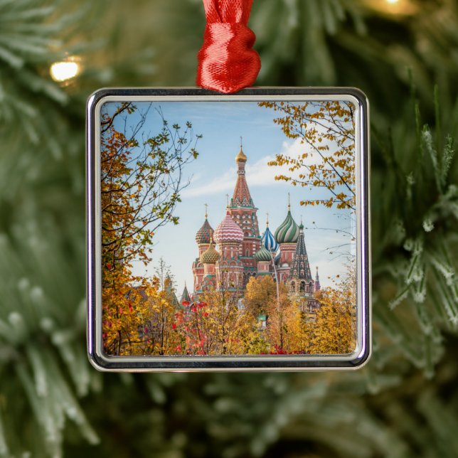 Monuments | St. Basil's Cathedral Moscow Metal Ornament (Tree)