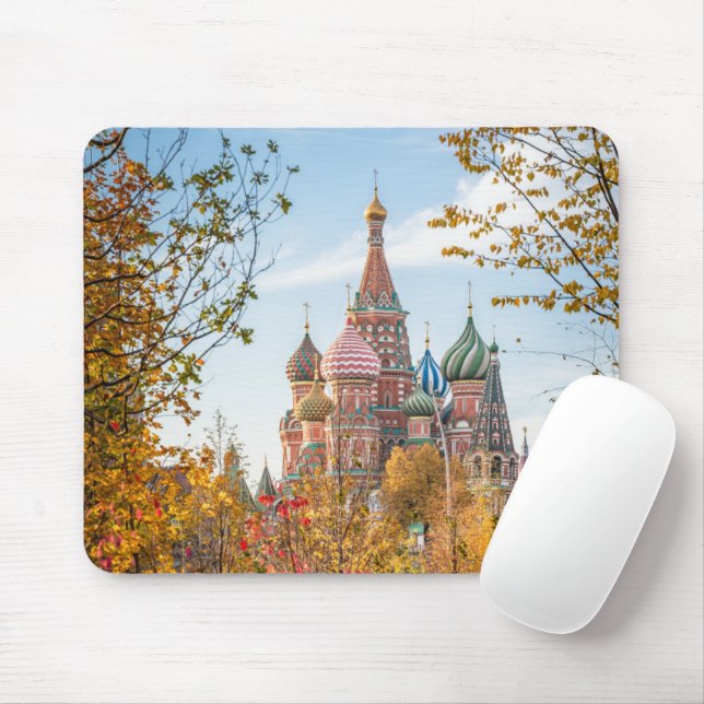 Monuments | St. Basil's Cathedral Moscow Mouse Pad (With Mouse)