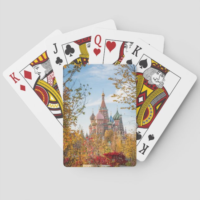 Monuments | St. Basil's Cathedral Moscow Poker Cards (Back)