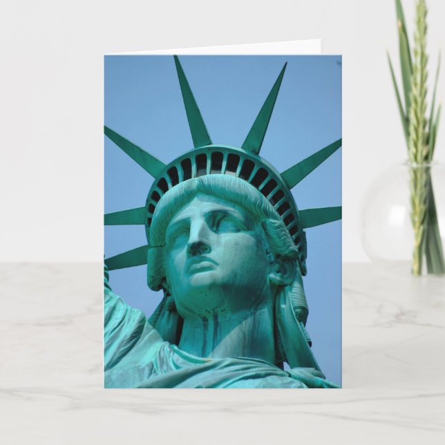 Monuments | Statue of Liberty Face Card (Front)