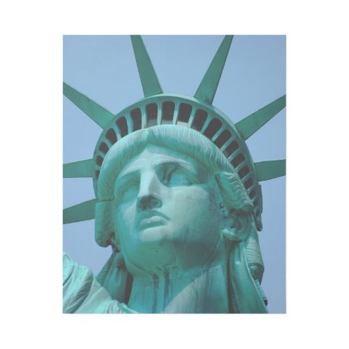 Monuments  Statue of Liberty Face Gallery Wrap