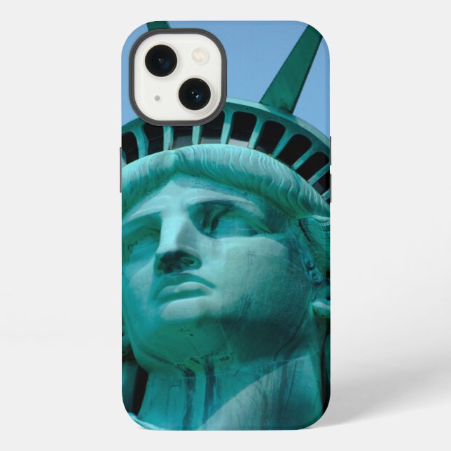 Monuments | Statue of Liberty Face Iphone Case (Back)