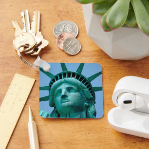 Monuments   Statue of Liberty Face Keychain