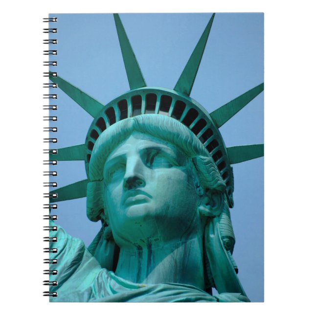 Monuments | Statue of Liberty Face Notebook (Front)