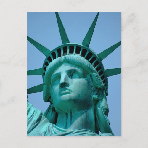 Monuments  Statue of Liberty Face Postcard