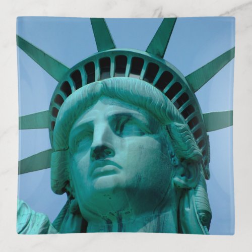 Monuments  Statue of Liberty Face Trinket Tray