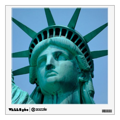 Monuments  Statue of Liberty Face Wall Decal