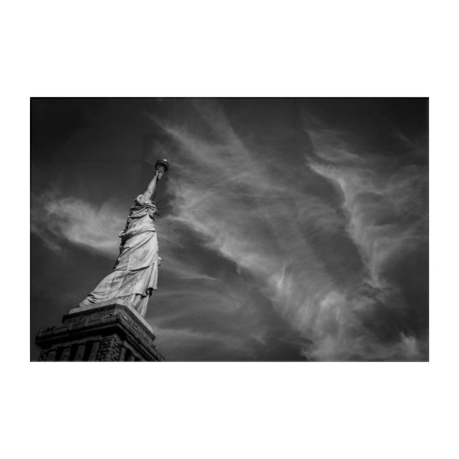 Monuments | Statue of Liberty Manhattan NYC Acrylic Print (Front)