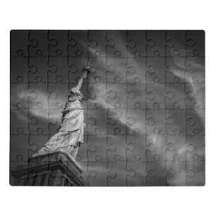 Monuments Statue of Liberty Manhattan NYC Jigsaw Puzzle
