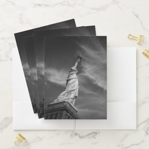 Monuments  Statue of Liberty Manhattan NYC Pocket Folder