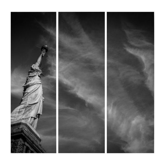 Monuments | Statue of Liberty Manhattan NYC Triptych (Front)